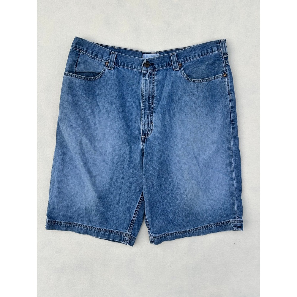Old Navy Mens Denim Shorts Size 38 Medium Wash Blue 100% Cotton Casual Relaxed